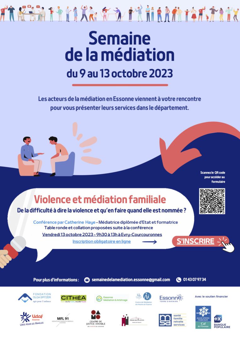 Affiche Semaine De La Mediation 2023 FIN